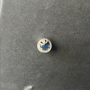 Dark Blue Silver Charm 925